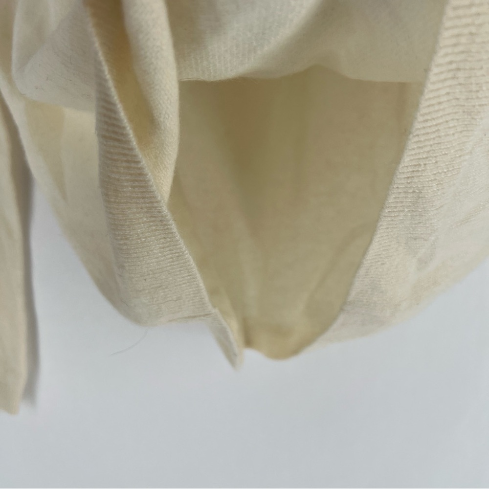 Two Bees Cashmere Intarsia Hydrangea Long Sleeve Sweater Soft‎ Luxury Size S - Picture 5 of 11